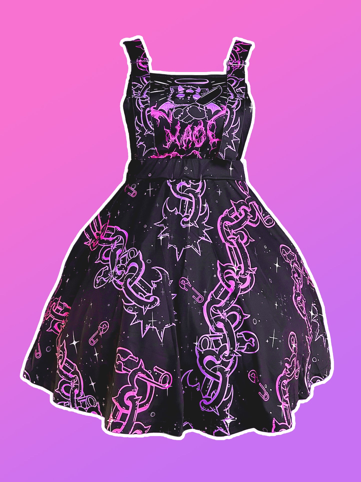 CHAOS Pinafore Dress