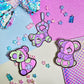 Claw Machine Teddy Bear Plush Sticker