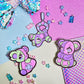 Sad Teddy Bear Plush Sticker