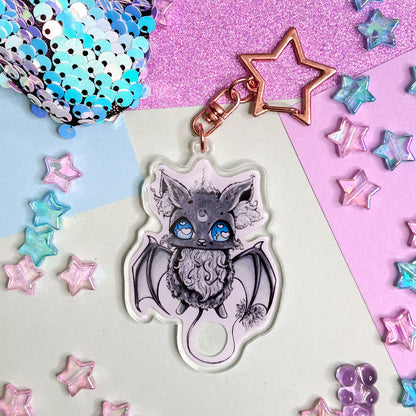 Bat Acrylic Keychain