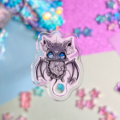 Bat Acrylic Pin