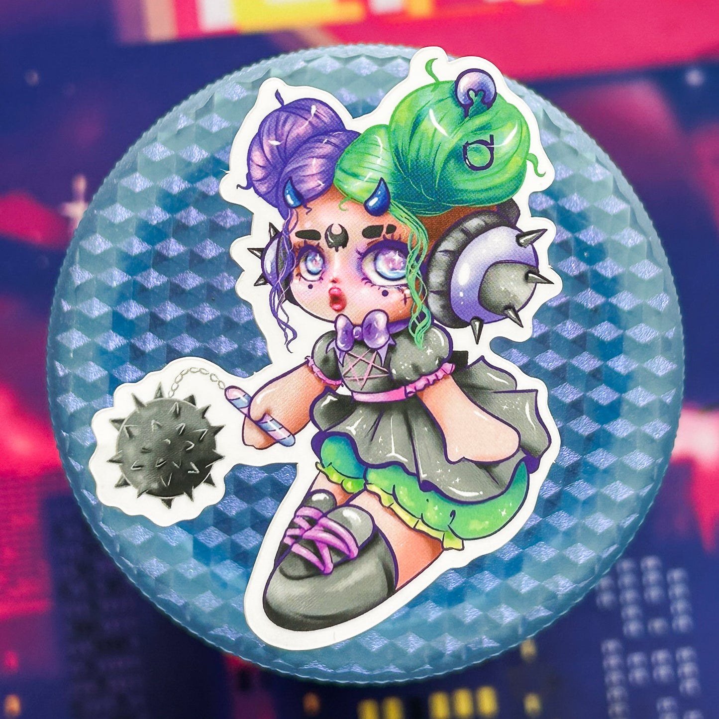 Squishi Kitti Mascot Sticker