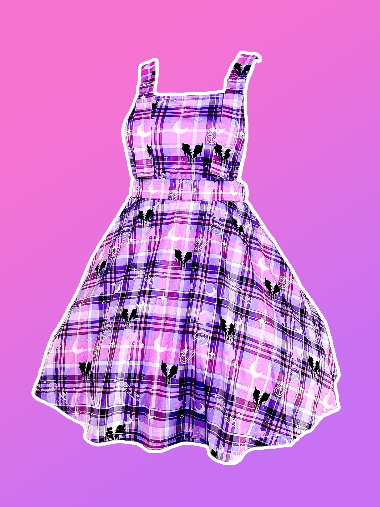 Pastel Punk Pinafore Dress