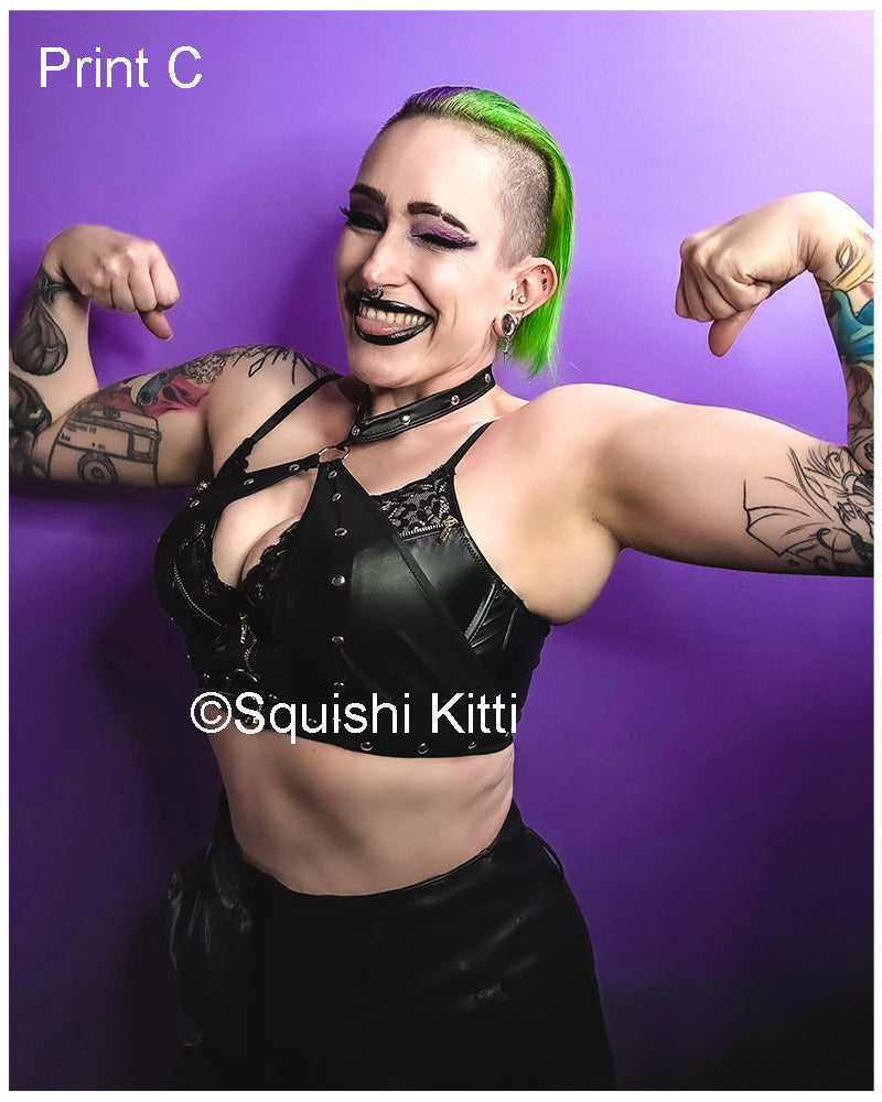 Rhea Ripley Inspired Print - Buff Kitti