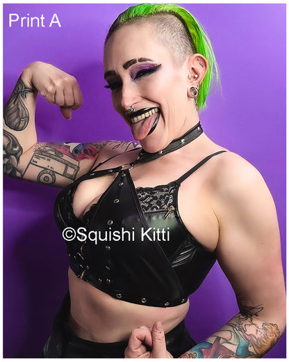 Rhea Ripley Inspired Print - Buff Kitti