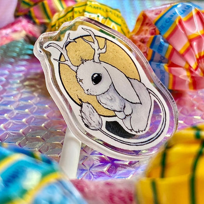 Jackalope Acrylic Pin