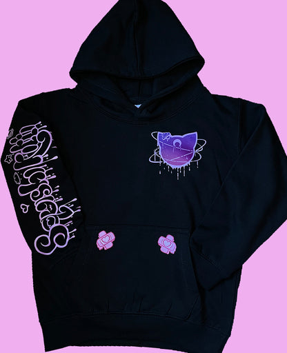 ★ KIDS Pink Cat Pull Over & Zip Hoodie ★