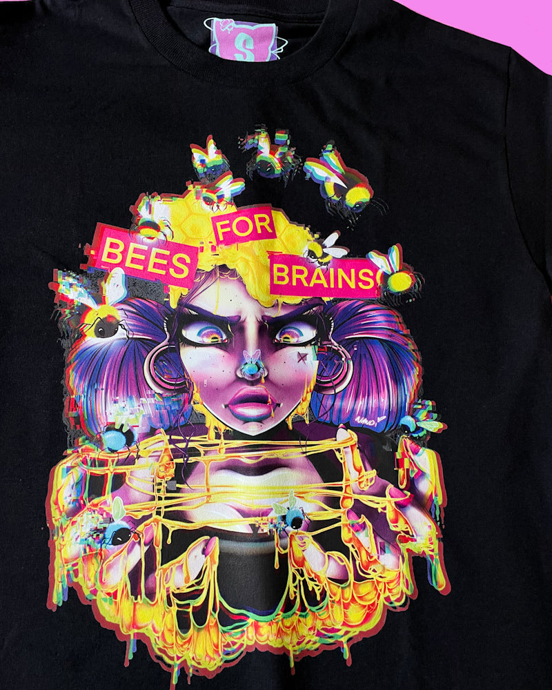 ★  Bees for Brains unisex tshirt ★