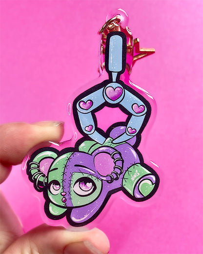 Spooky Bear Acrylic Keychain